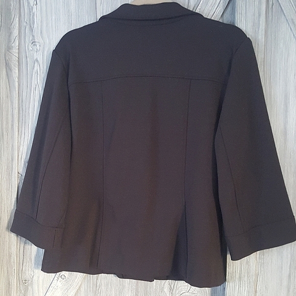 Reitmans Brown Short Blazer Jacket L - Picture 3 of 7